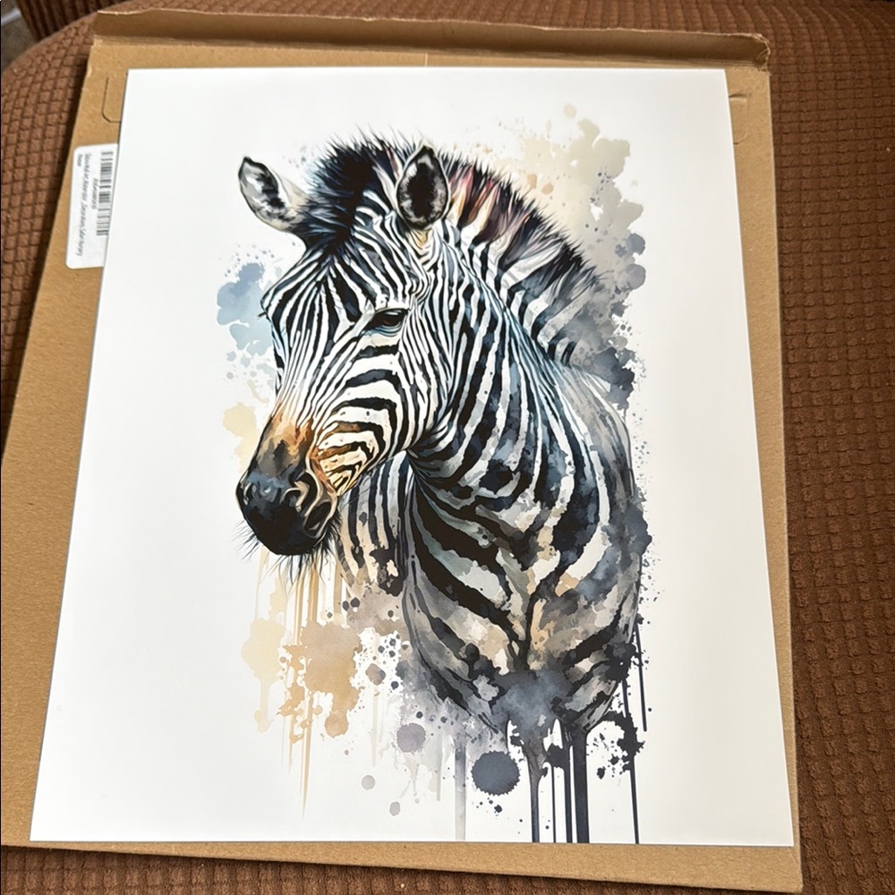 Zebra Art Print